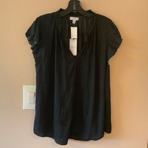 CURRENT AIR BLACK BLOUSE